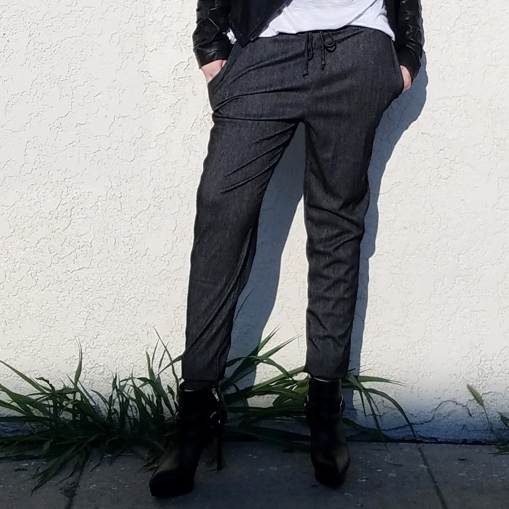 Soft Stretch Denim Jogger Pant